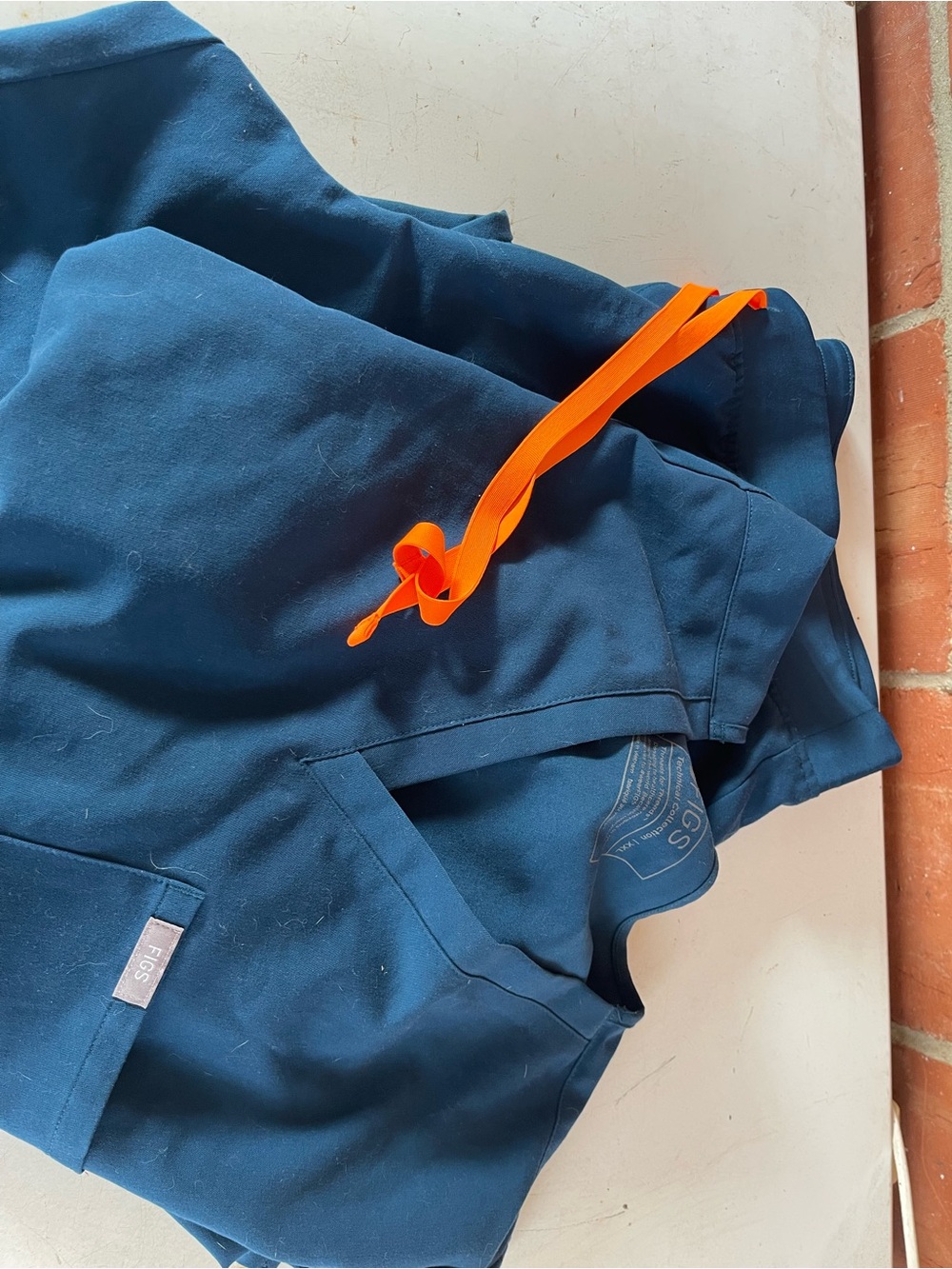 Figs scrub set xxl jogger and top Scrub Top figs color Deep Reef